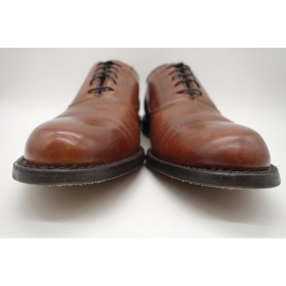 Foot Joy FJ Classics Brown Leather Cap Toe Lace Up Oxfords Shoes Men\'s 9.5 B main image 5